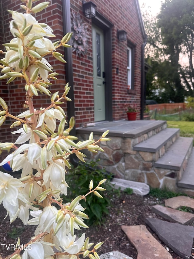 461 S Shady Ave, Damascus, VA 24236 - view of home's exterior featuring brick siding