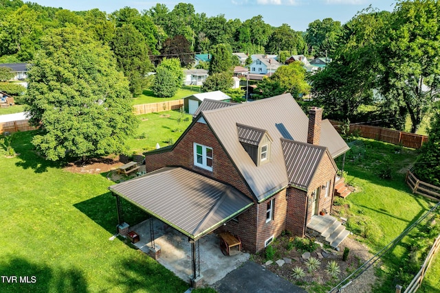 461 S Shady Ave, Damascus, VA 24236 - aerial view of property and surrounding area