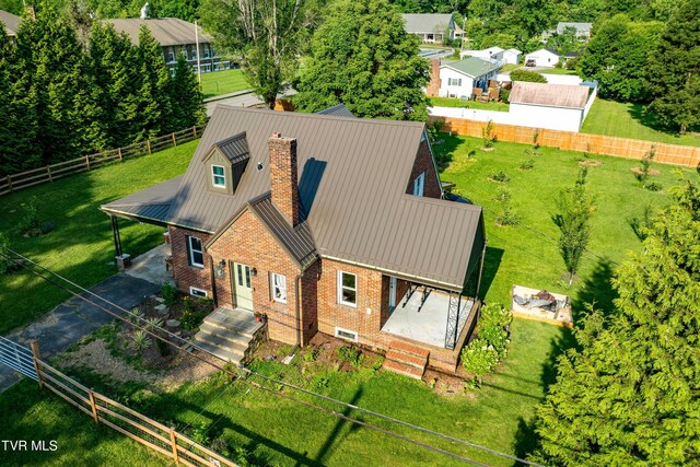 461 S Shady Ave, Damascus, VA 24236 - aerial view of property and surrounding area