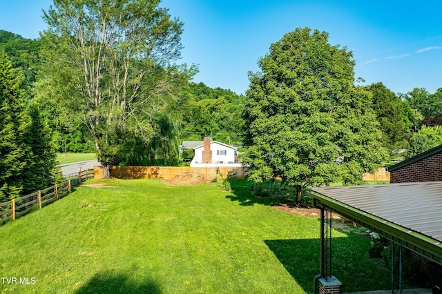 461 S Shady Ave, Damascus, VA 24236 - view of yard with a wooded view