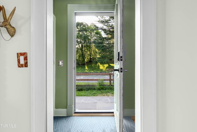 461 S Shady Ave, Damascus, VA 24236 - doorway featuring baseboards