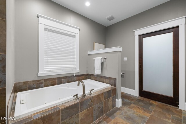 512 Shea Ct, Morristown, TN 37814 - full bath featuring stone finish floors and a tub with jets