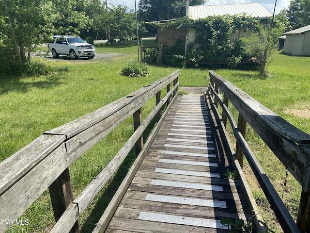 1959 Boones Creek Rd, Jonesborough, TN 37659 - dock with a lawn