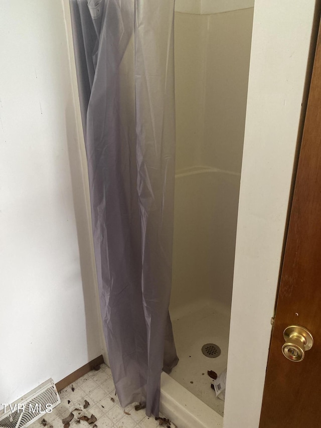 1959 Boones Creek Rd, Jonesborough, TN 37659 - full bath featuring a stall shower and tile patterned floors
