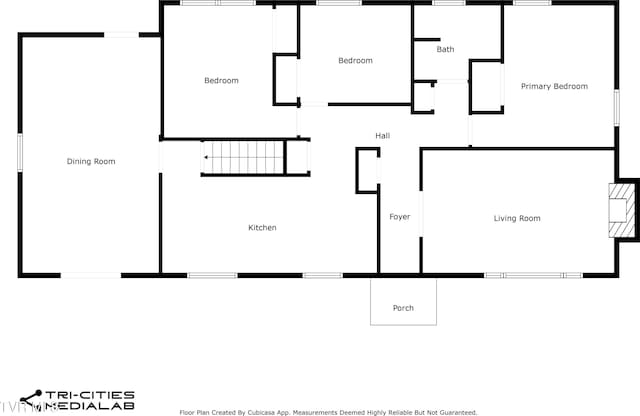 908 Middle Ave, Marion, VA 24354 - view of home floor plan