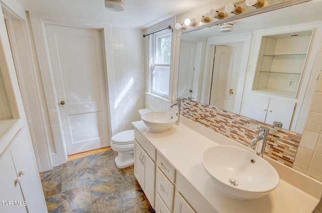 1330 Carroll Creek Rd, Gray, TN 37615 - full bath with decorative backsplash and double vanity