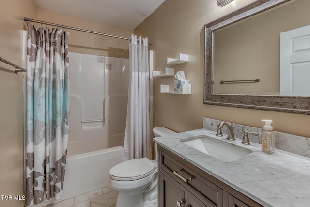 603 Stratford Ct Unit 603, Gray, TN 37615 - bathroom featuring shower / bath combination with curtain and vanity