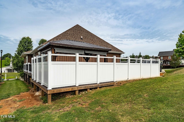 1124 Martingale Sq, Kingsport, TN 37663 - view of property exterior with a gazebo and a shingled roof