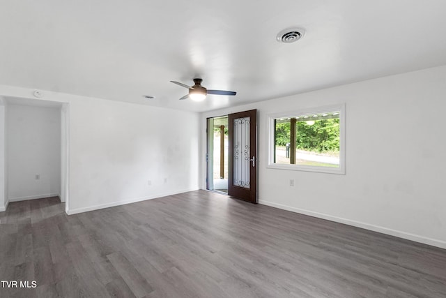 265 Hightop Rd, Midway, TN 37809 - unfurnished room with wood finished floors and ceiling fan