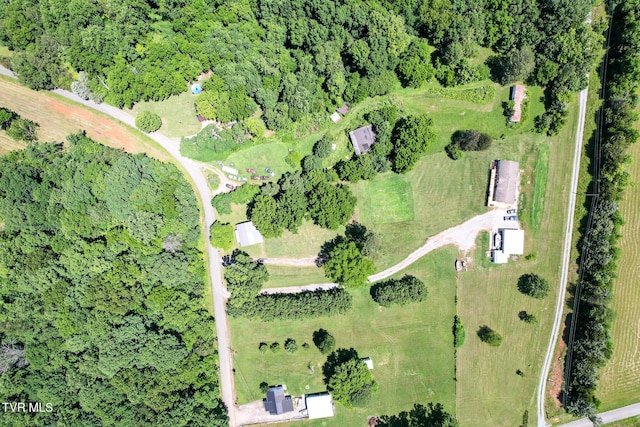 265 Hightop Rd, Midway, TN 37809 - aerial view of property and surrounding area with rural landscape