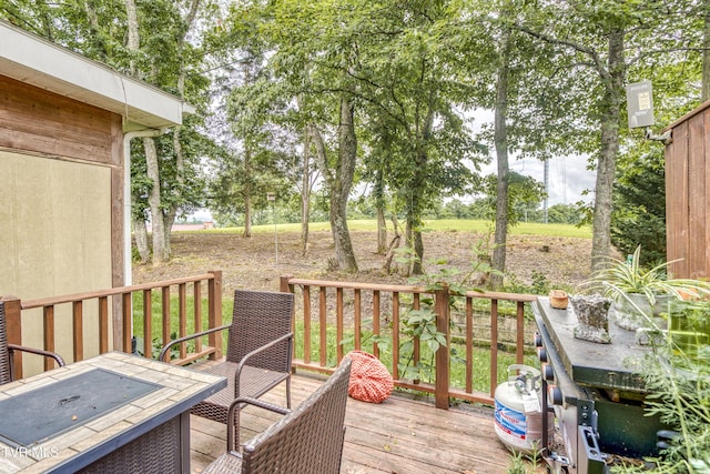 817 NE Wayne Ave Unit 817, Abingdon, VA 24210 - deck with outdoor dining space