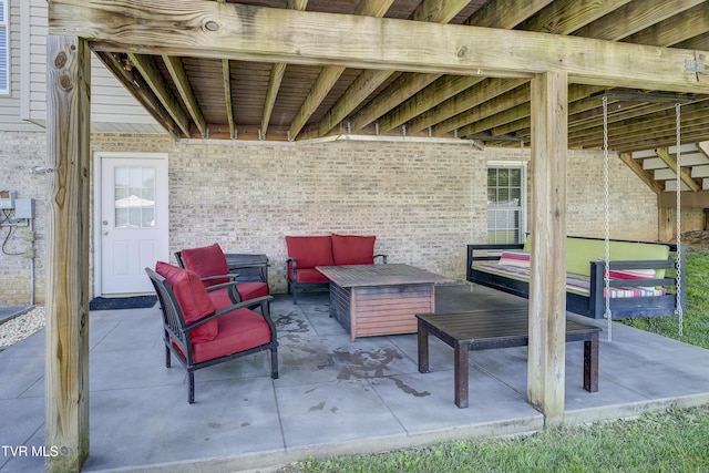 305 Emerald Chase Cir, Johnson City, TN 37615 - view of patio with an outdoor hangout area
