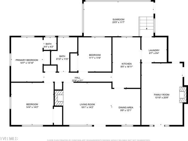 206 Cloverdale Pl, Bristol, TN 37620 - view of room layout