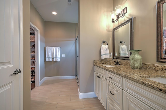 3309 Murrayfield Way, Kingsport, TN 37664 - full bath featuring double vanity and recessed lighting