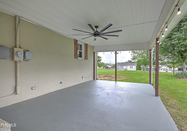 53 Grove Ave, Lebanon, VA 24266 - view of patio / terrace featuring ceiling fan