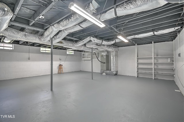 53 Grove Ave, Lebanon, VA 24266 - below grade area with heating unit