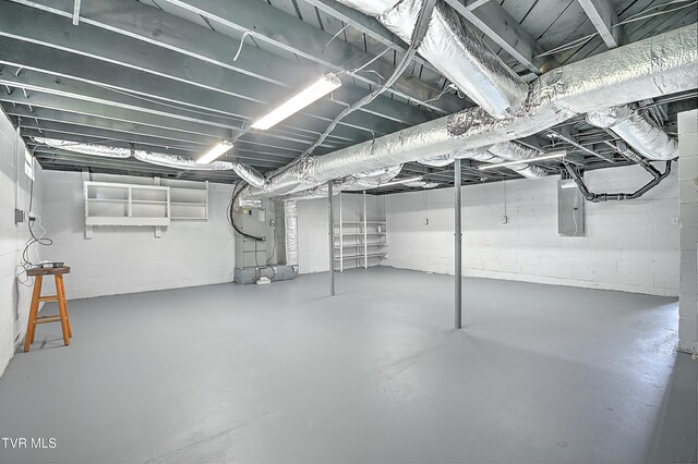 53 Grove Ave, Lebanon, VA 24266 - unfinished basement featuring electric panel