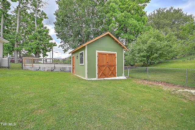 53 Grove Ave, Lebanon, VA 24266 - view of shed featuring a fenced backyard