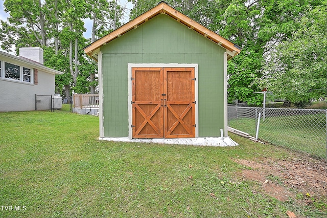 53 Grove Ave, Lebanon, VA 24266 - view of shed featuring a fenced backyard