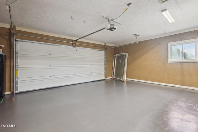 18134 Cleveland Rd, Abingdon, VA 24211 - garage featuring a garage door opener and baseboards