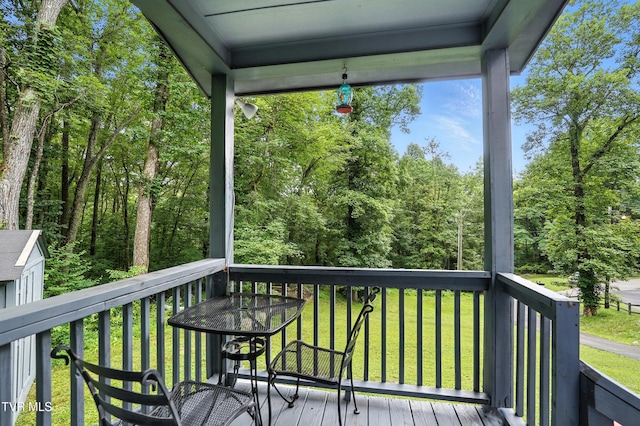 8445 Pendleton Rd, Wise, VA 24293 - wooden deck featuring a yard