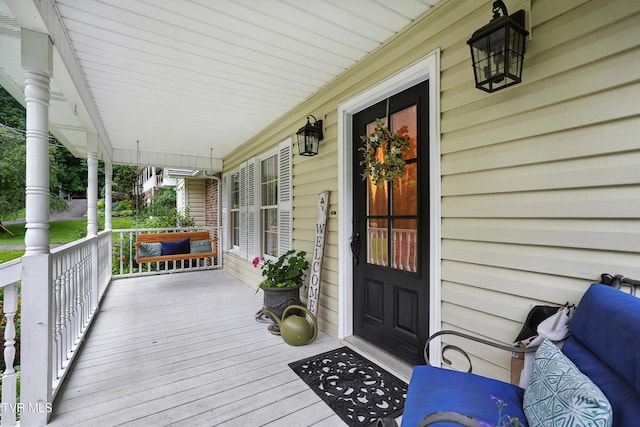 209 Timberland Cir, Kingsport, TN 37664 - view of wooden porch