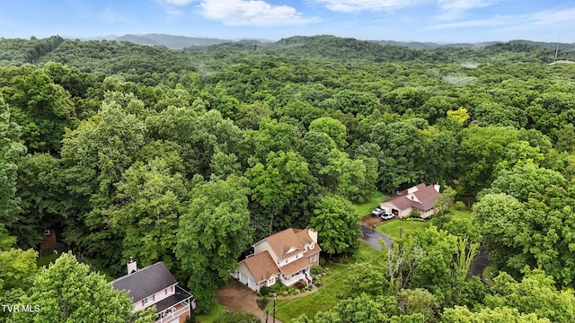 209 Timberland Cir, Kingsport, TN 37664 - aerial view of property's location featuring a forest