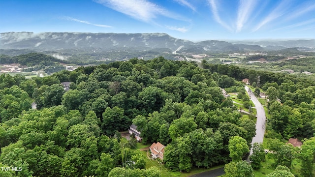 209 Timberland Cir, Kingsport, TN 37664 - drone / aerial view of mountains and a heavily wooded area