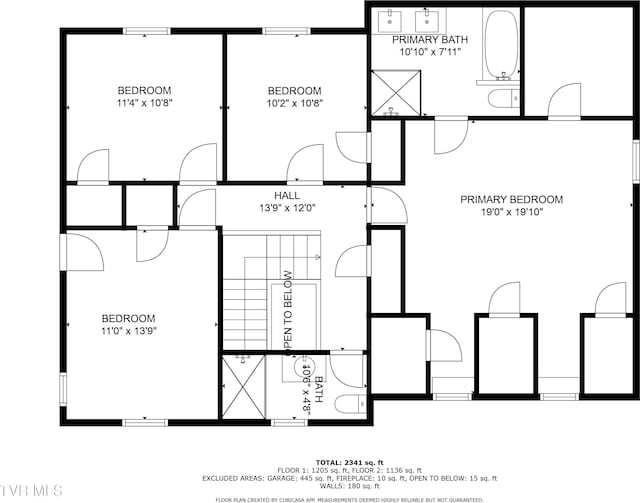 209 Timberland Cir, Kingsport, TN 37664 - view of floor plan / room layout