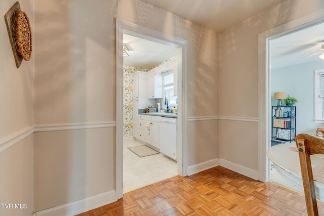 49 24th St, Bristol, TN 37620 - corridor with baseboards