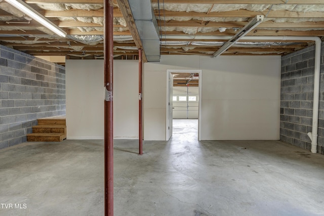 33 Mockingbird Ct, Jonesborough, TN 37659 - below grade area featuring concrete block wall
