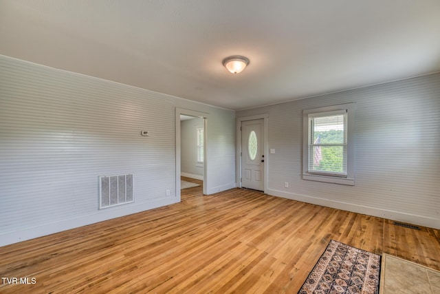 406 Mclaney Rd, Watauga, TN 37694 - foyer entrance with baseboards and light wood-type flooring