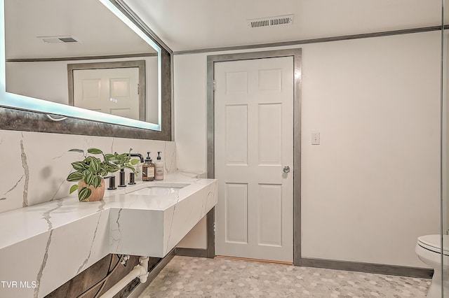 2061 King College Rd, Bristol, TN 37620 - bathroom featuring vanity and toilet