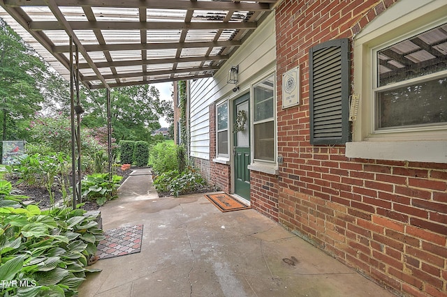 2061 King College Rd, Bristol, TN 37620 - view of patio / terrace with a pergola
