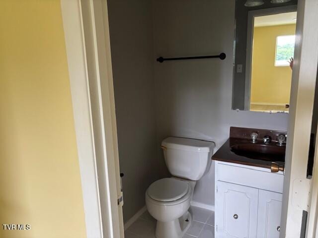 1085 Carriage Cir Unit 301, Bristol, VA 24201 - half bathroom with vanity and tile patterned floors