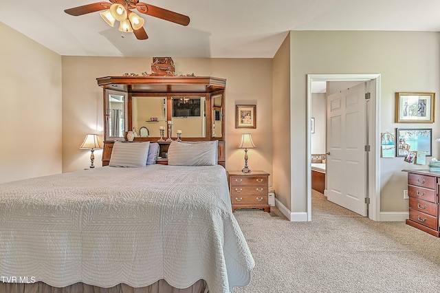 5000 Aberlea Pl, Piney Flats, TN 37686 - carpeted bedroom featuring baseboards and a ceiling fan