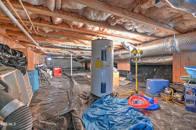 5000 Aberlea Pl, Piney Flats, TN 37686 - unfinished below grade area featuring water heater
