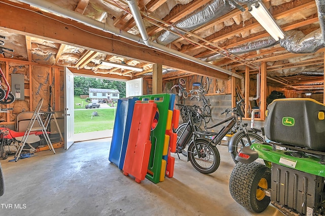 5000 Aberlea Pl, Piney Flats, TN 37686 - garage with electric panel