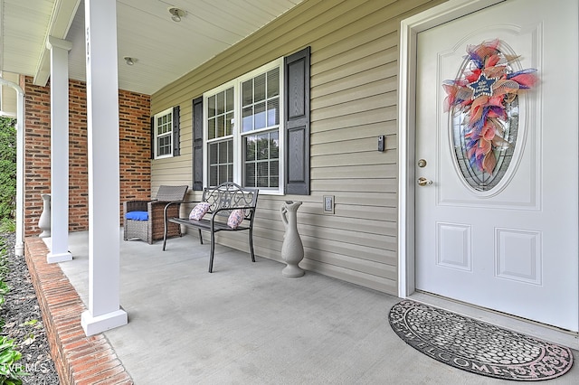 5000 Aberlea Pl, Piney Flats, TN 37686 - doorway to property featuring covered porch