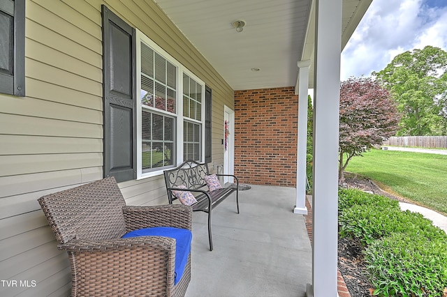 5000 Aberlea Pl, Piney Flats, TN 37686 - covered porch featuring a lawn