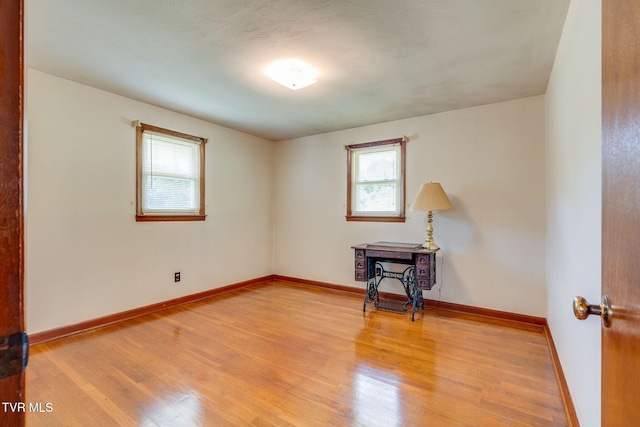 221 Mcfarland Dr, Kingsport, TN 37664 - empty room with healthy amount of natural light and light wood finished floors
