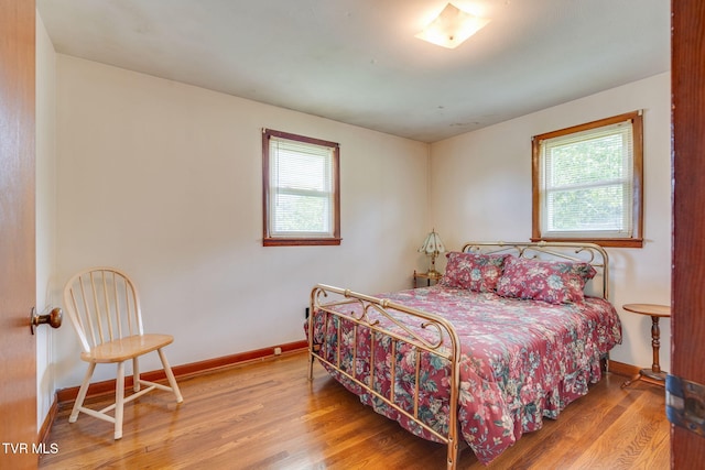 221 Mcfarland Dr, Kingsport, TN 37664 - bedroom with multiple windows and wood finished floors