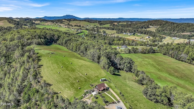 121 Hulse Rd, Jonesborough, TN 37659 - aerial view of property's location with a mountain backdrop