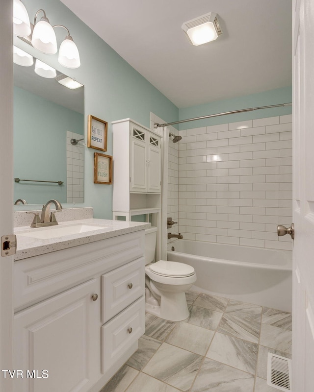 380 Lovelace Loop, Mountain View Loop, Fall Branch, TN 37656 - full bath with vanity and shower / bath combination