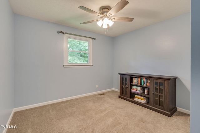 380 Lovelace Loop, Mountain View Loop, Fall Branch, TN 37656 - carpeted spare room with ceiling fan and baseboards
