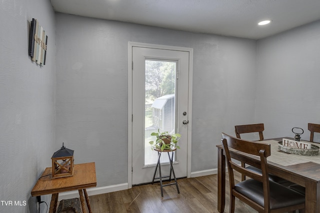 1277 Cooks Valley Rd, Kingsport, TN 37664 - dining room with wood finished floors and recessed lighting