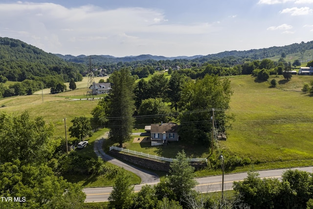 1277 Cooks Valley Rd, Kingsport, TN 37664 - aerial view of sparsely populated area featuring mountains