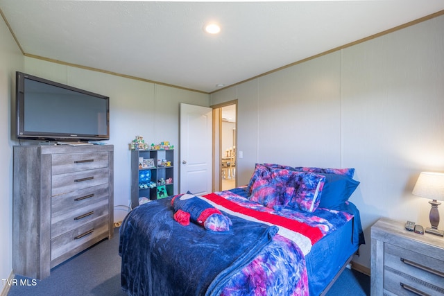 120 Maple Crest Cir, Surgoinsville, TN 37873 - carpeted bedroom featuring crown molding