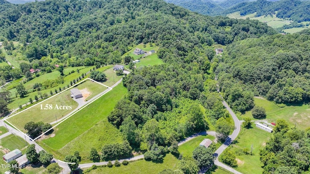 120 Maple Crest Cir, Surgoinsville, TN 37873 - aerial view of a heavily wooded area