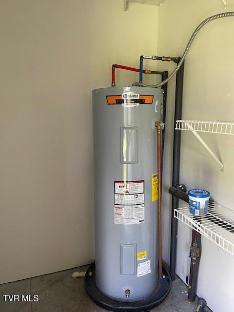 1203 E 8th Ave Unit 3, Johnson City, TN 37601 - utility room with electric water heater